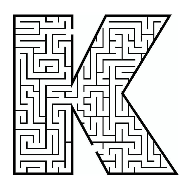 Labyrint uten kostnad fargelegging