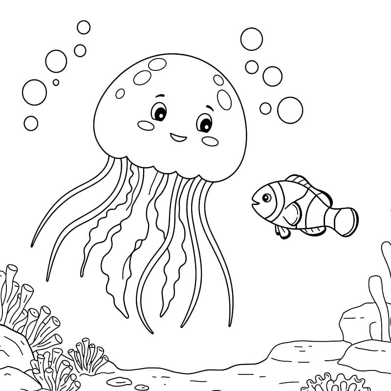 Manet uten kostnad fargelegging