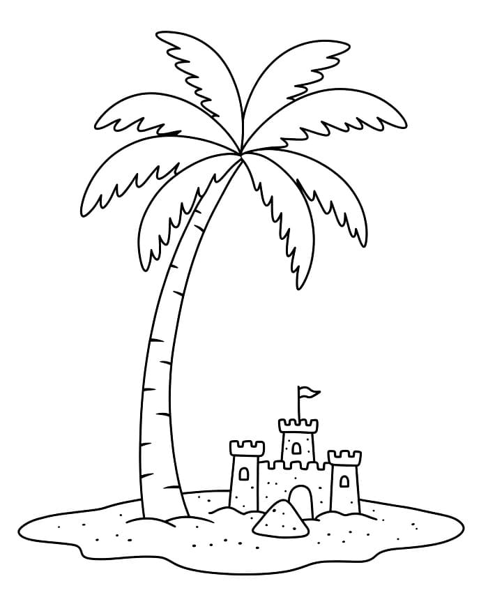 Palme å skrive ut fargelegging