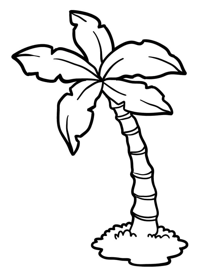 Palme for 4-åringer fargelegging