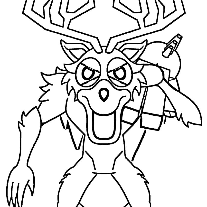 Skriv ut 99 Netter i Skogen fargelegging