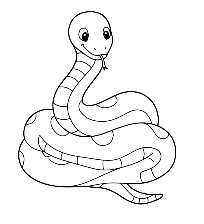 Skriv ut Slange fargelegging