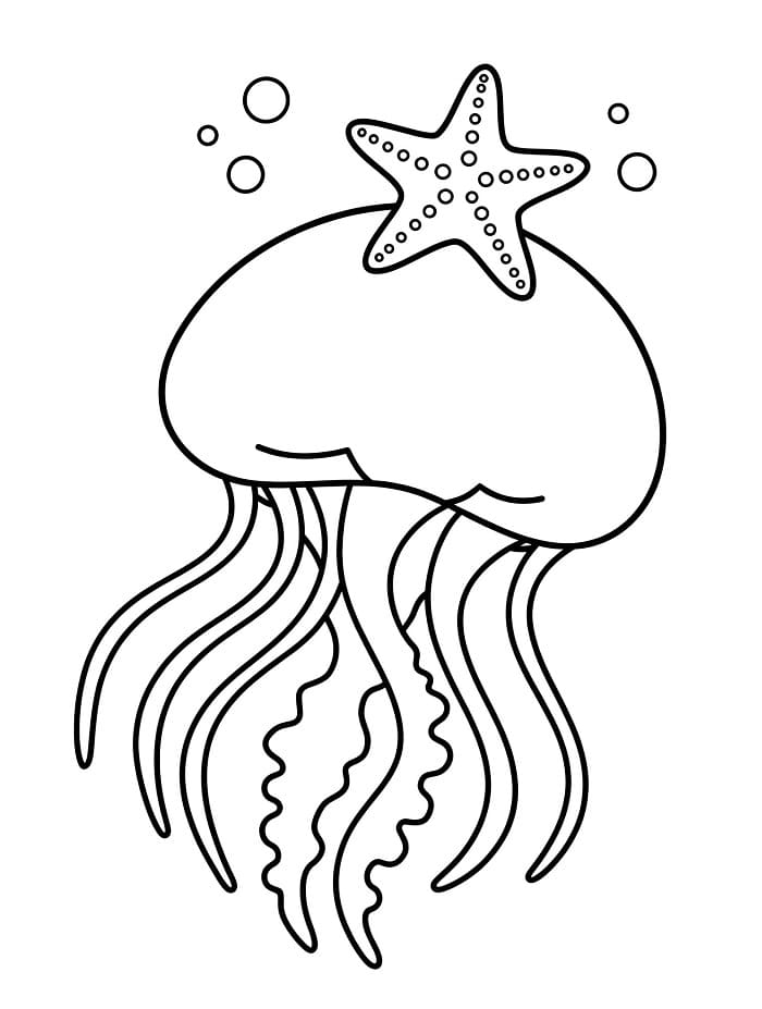 Skriv ut manet fargelegging