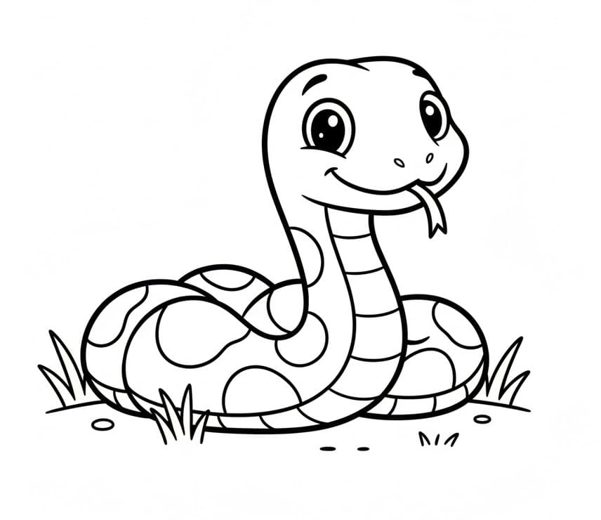 Søt Slange fargelegging