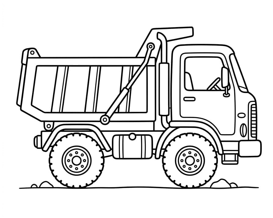 Tøff Dumper fargelegging