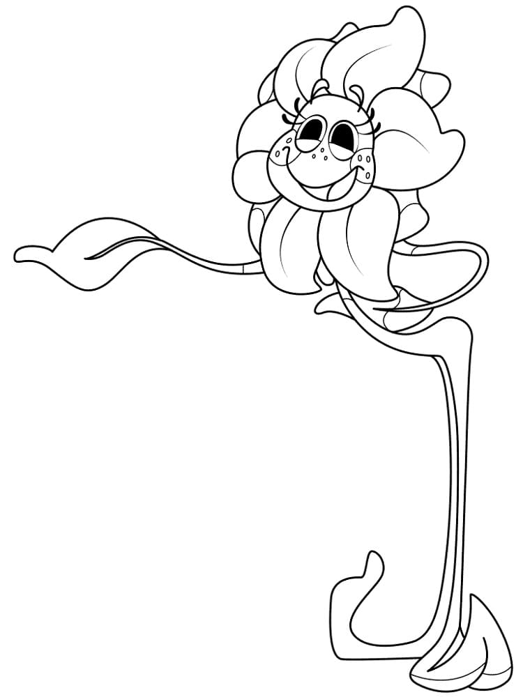 Tusenfryd utskriftbart bilde fargelegging