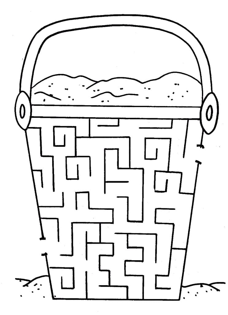 Utrolig labyrint fargelegging