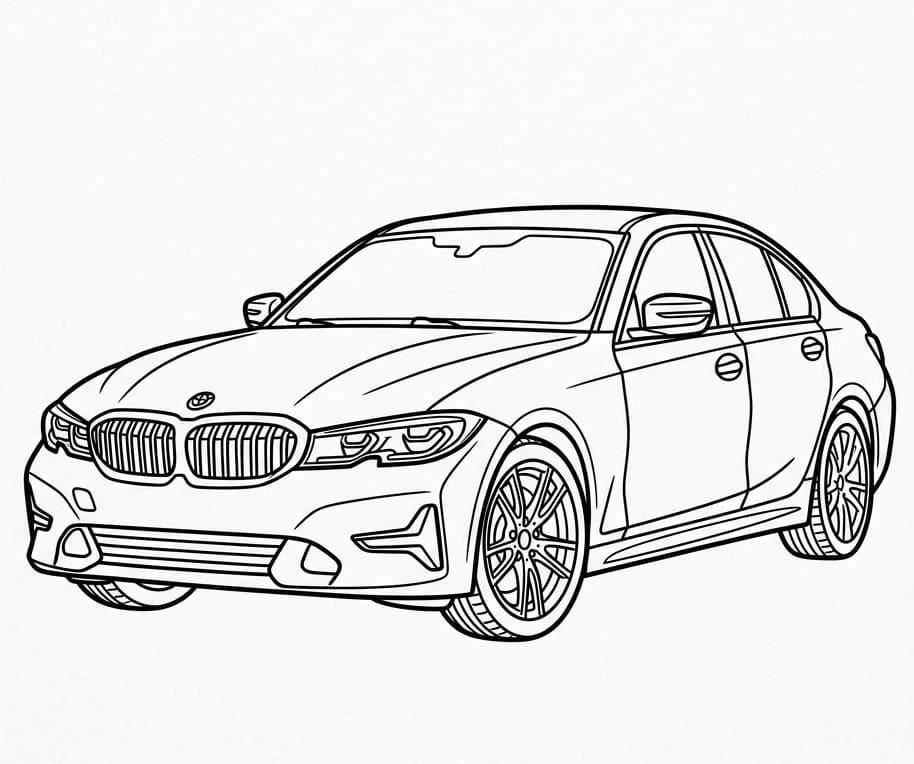 Vanlig BMW fargelegging