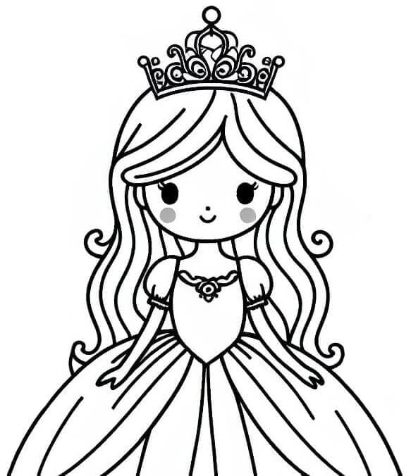 Vennlig Prinsesse fargelegging