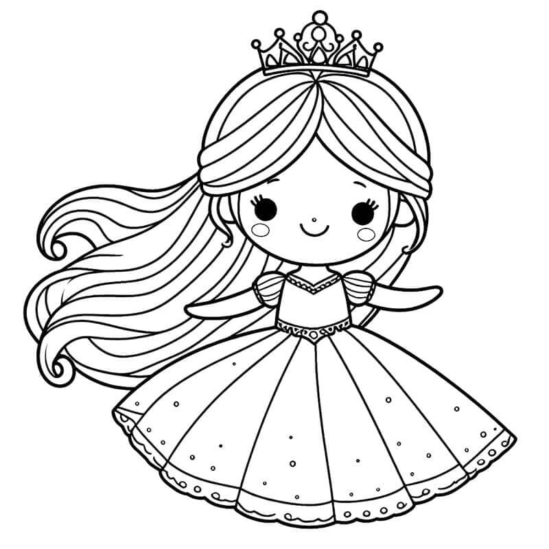 Vidunderlig Prinsesse fargelegging