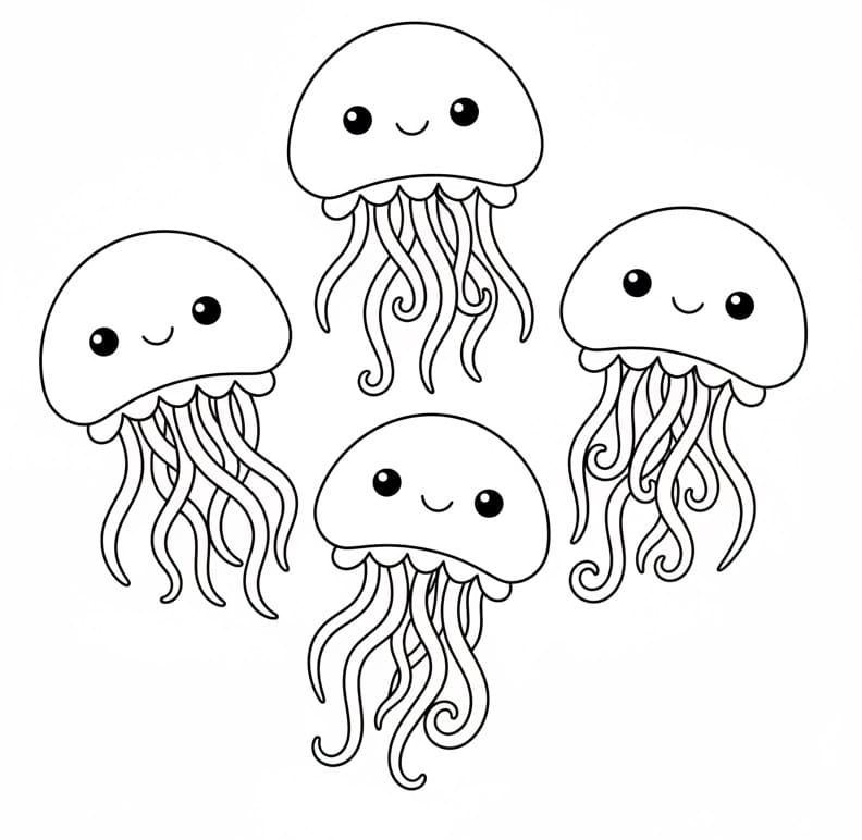 Vidunderlig manet fargelegging