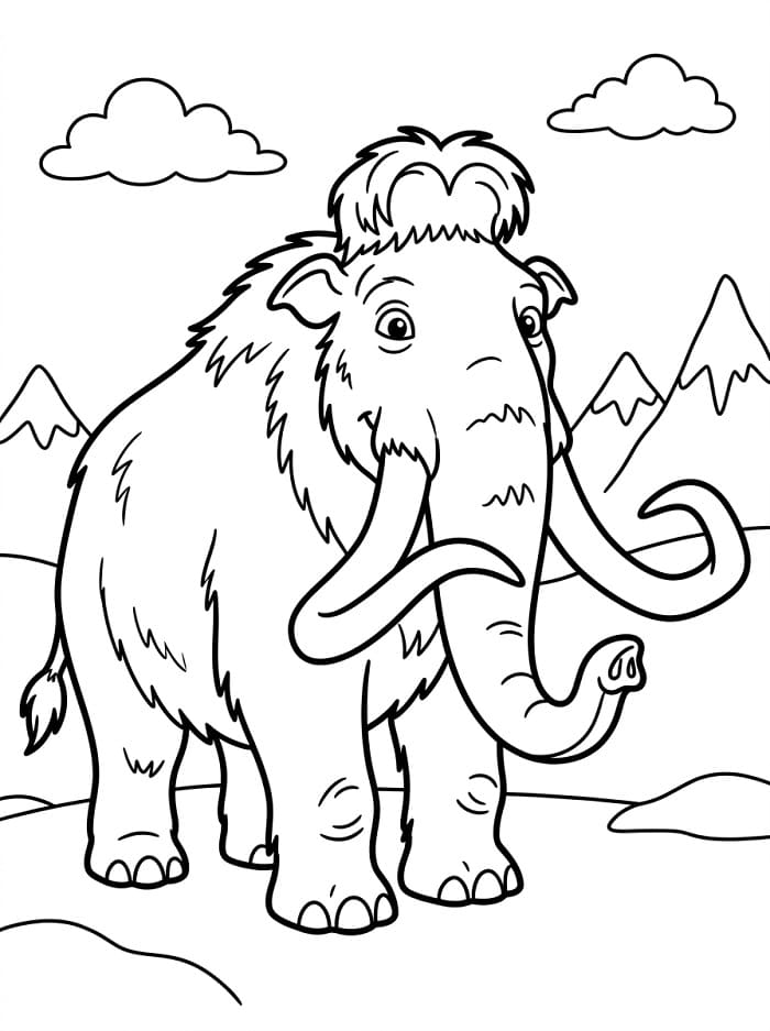 Animert Istid fargelegging