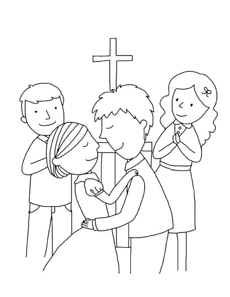 Bryllup utskriftbar fargelegging