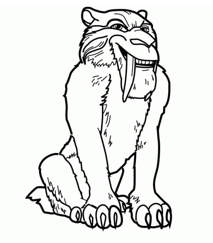 Diego fra Istid fargelegging