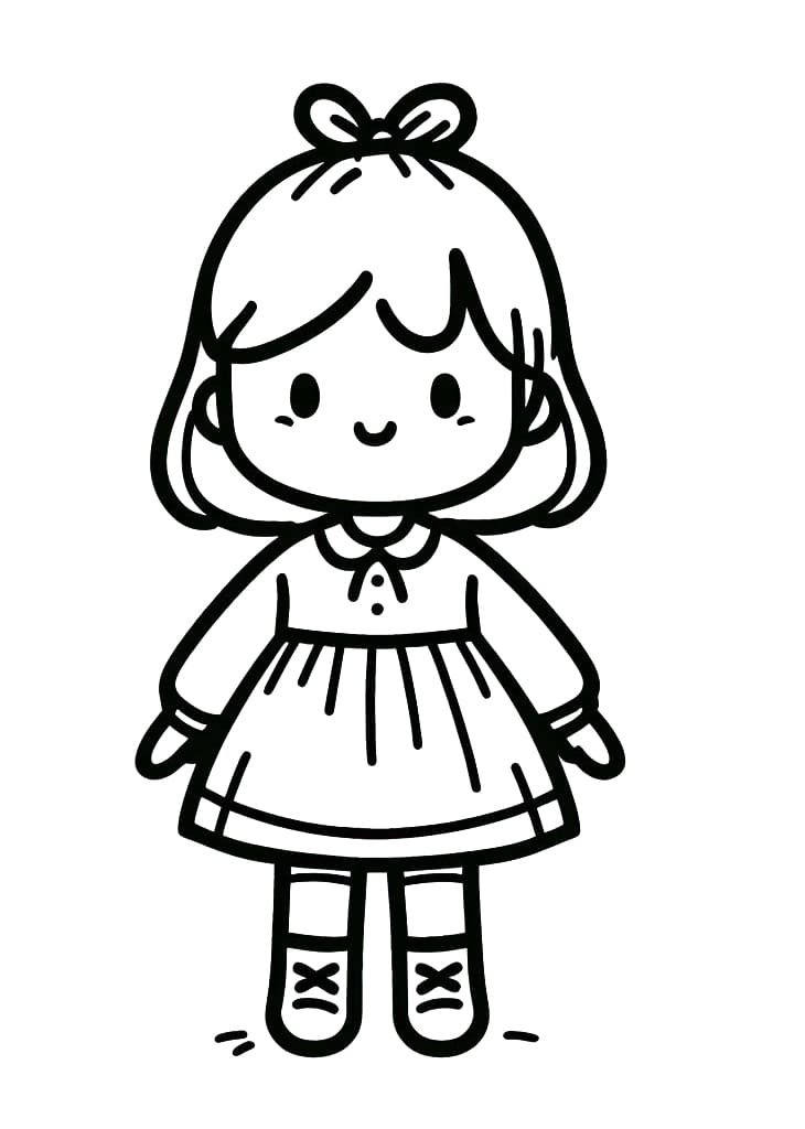 Dukke uten kostnad fargelegging