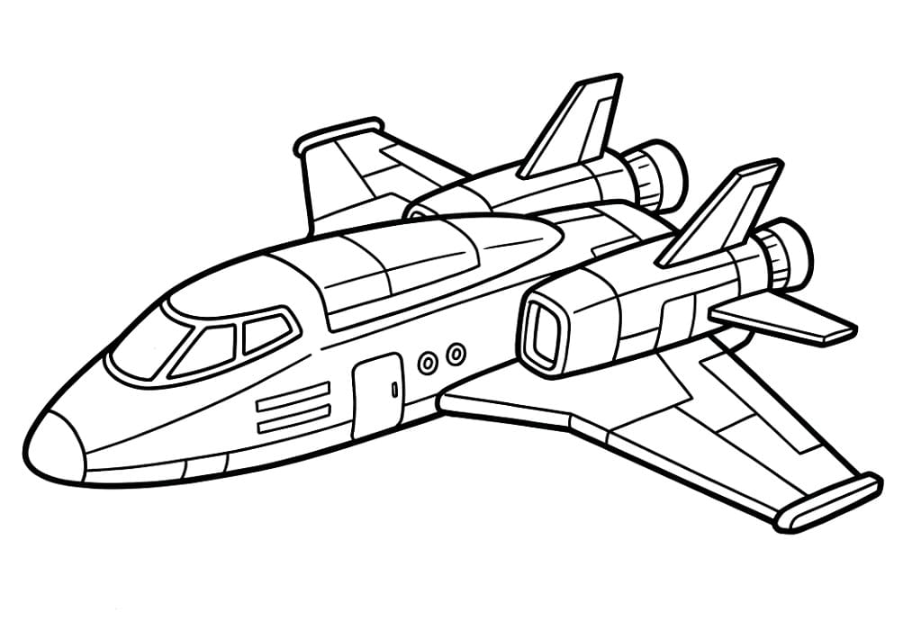 En fin romskip fargelegging