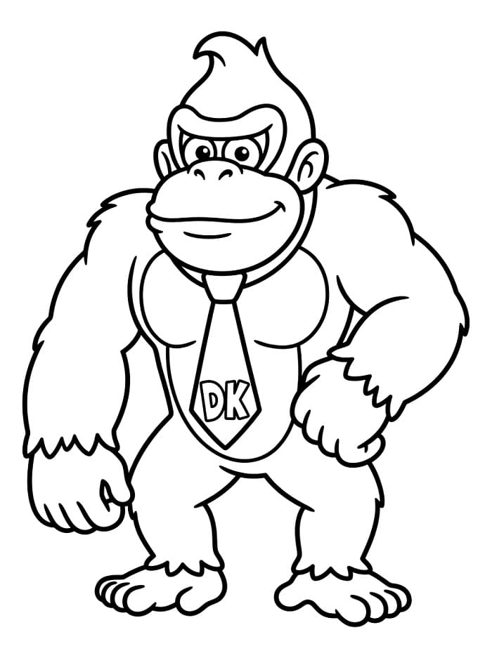Enkel Donkey Kong fargelegging