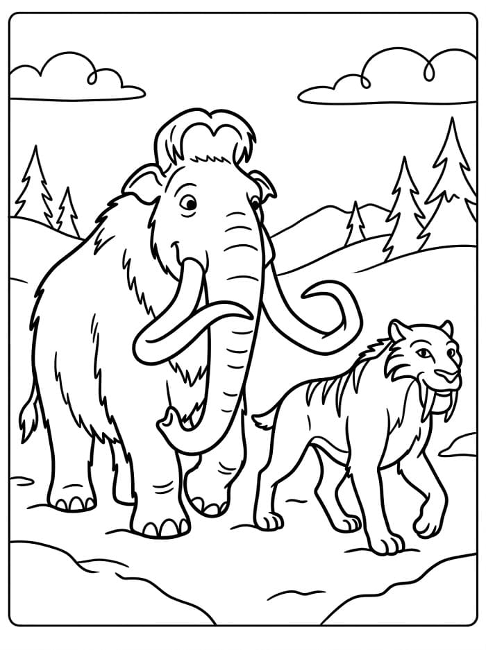 Fin Istid fargelegging