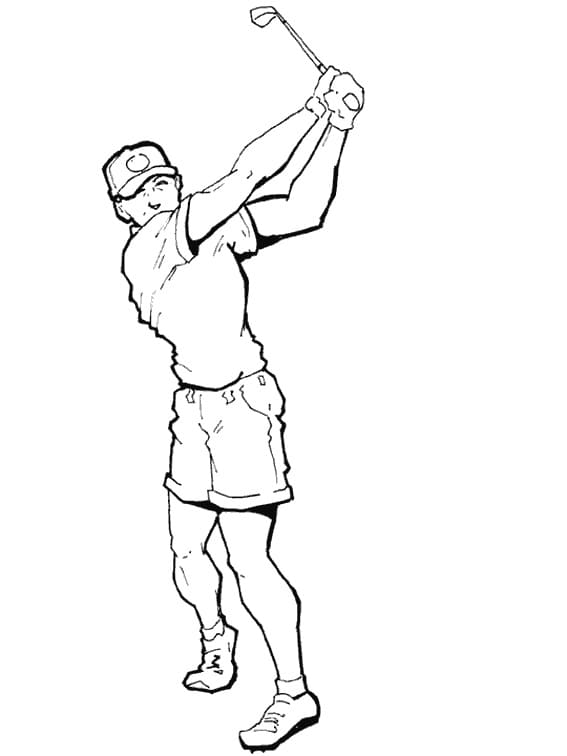 Golf Spiller fargelegging