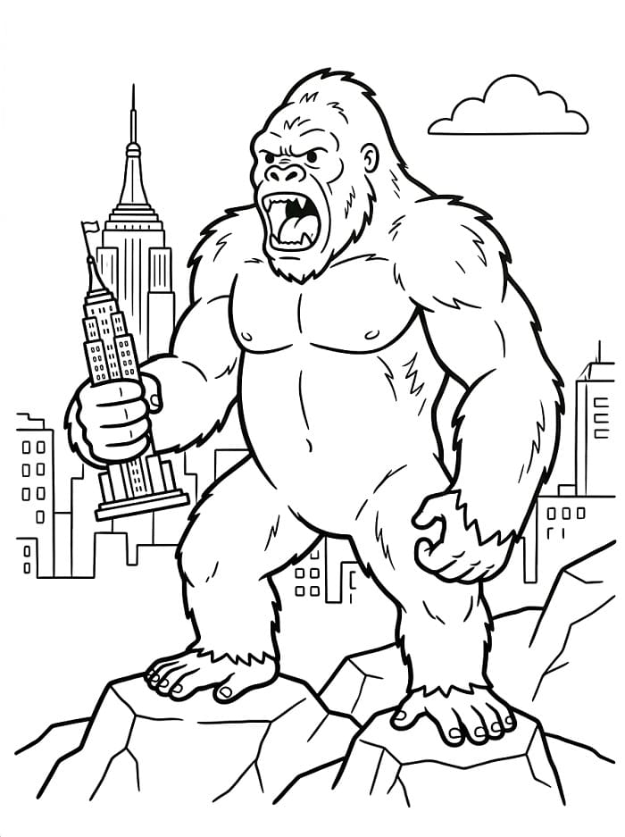 Gratis King Kong fargelegging