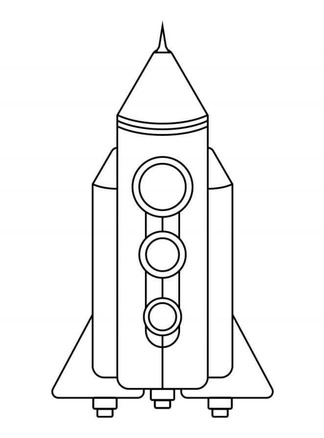 Gratis romskip for barn fargelegging