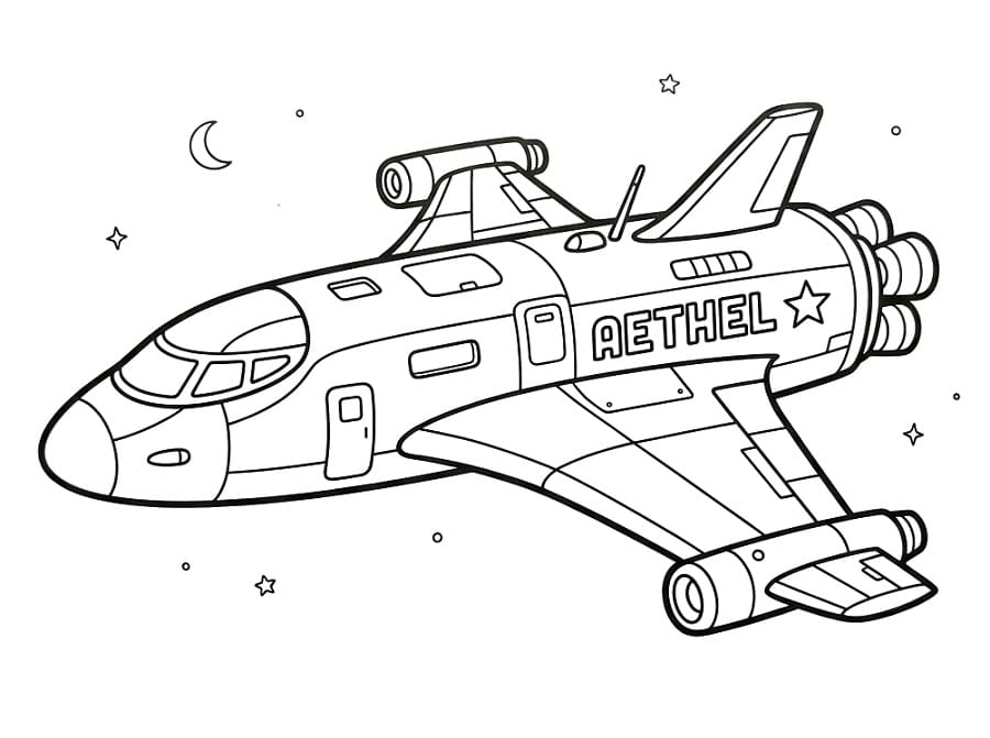 Grunnleggende romskip fargelegging