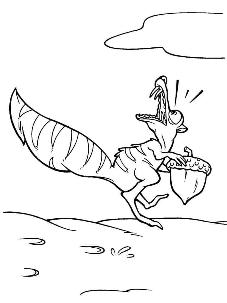 Istid Scrat fargelegging