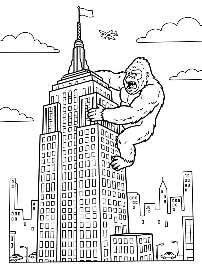 King Kong film fargelegging