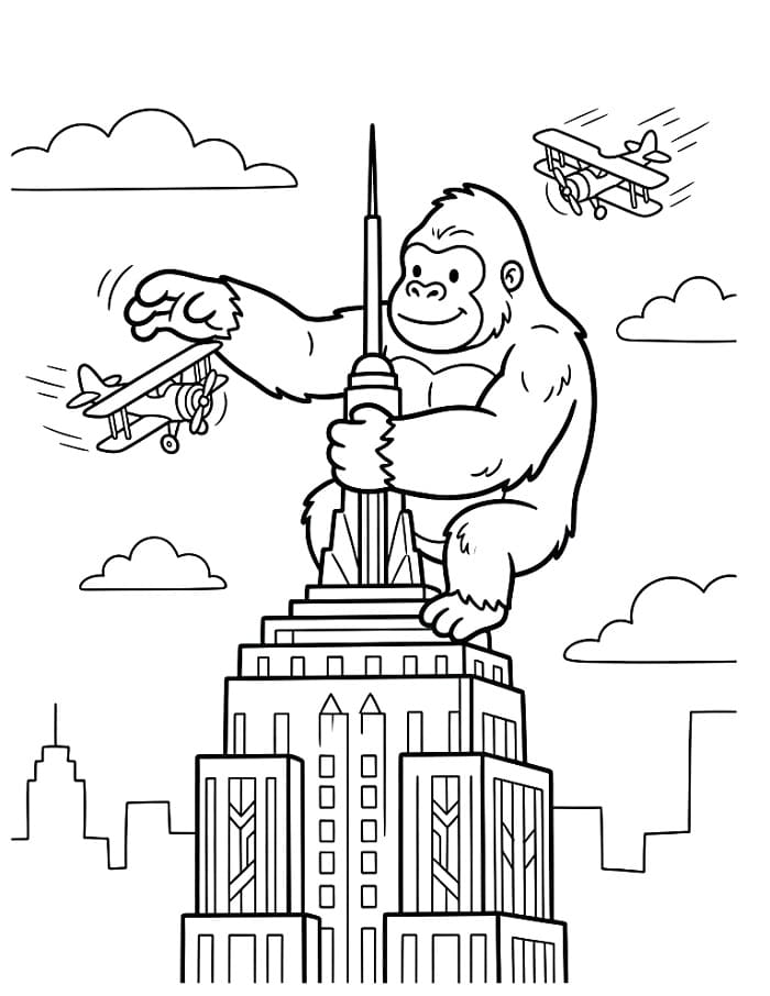 King Kong gratis fargelegging