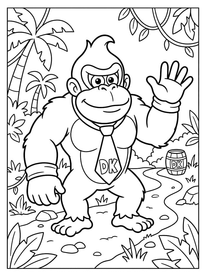 Lett Donkey Kong fargelegging