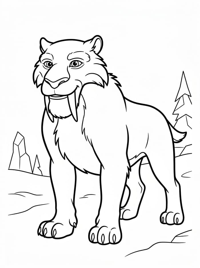 Lett Istid fargelegging