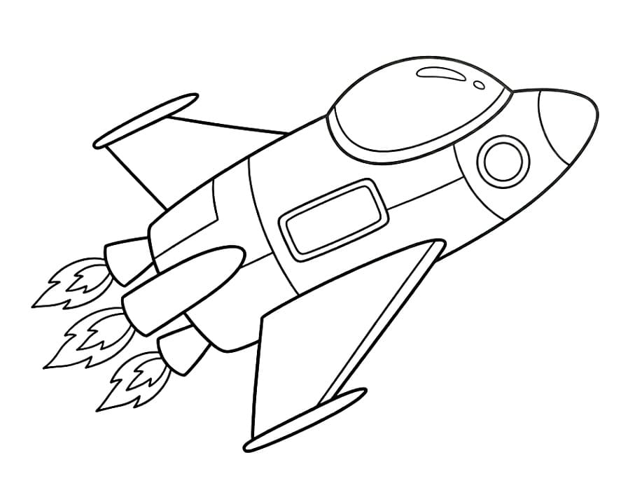 Lett romskip fargelegging