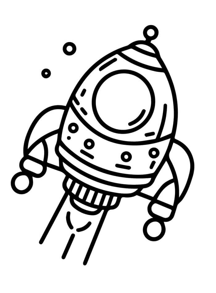 Romskip for 2-åringer fargelegging