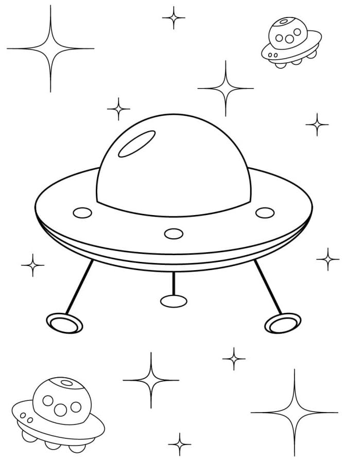 Romskip gratis bilde fargelegging