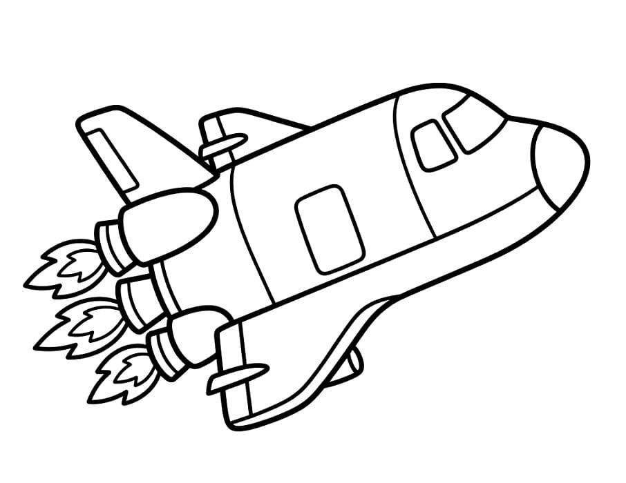 Romskip utskriftbar fargelegging