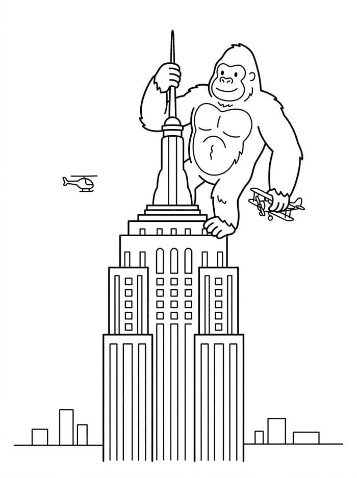 Sterk King Kong fargelegging