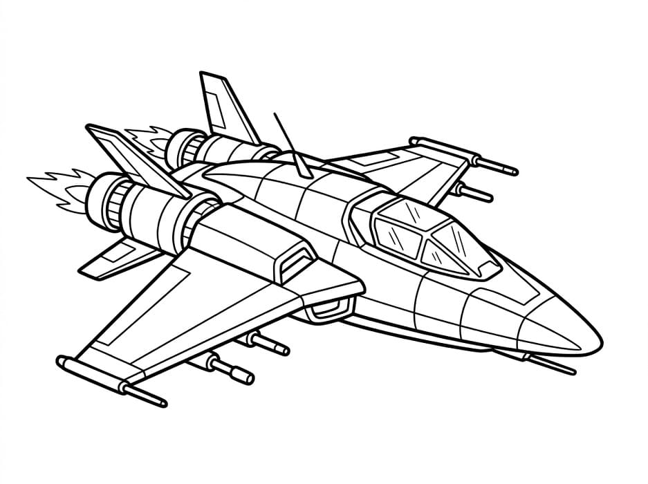 Vanlig romskip fargelegging