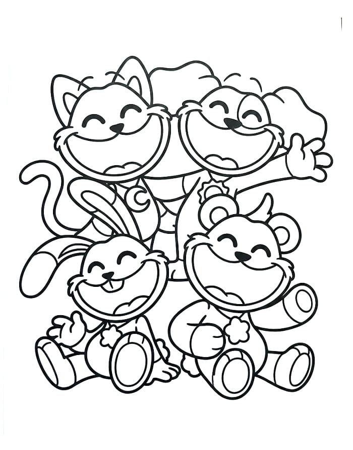 Smiling Critters Fargelegging