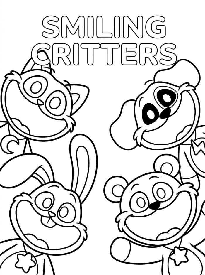 Pene Smiling Critters fargelegging
