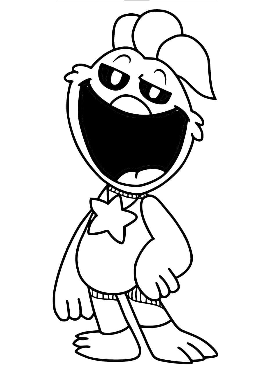 Skriv ut Smiling Critters fargelegging