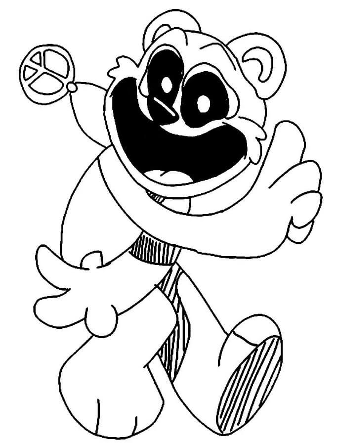 Smiling Critters for 3-åringer fargelegging