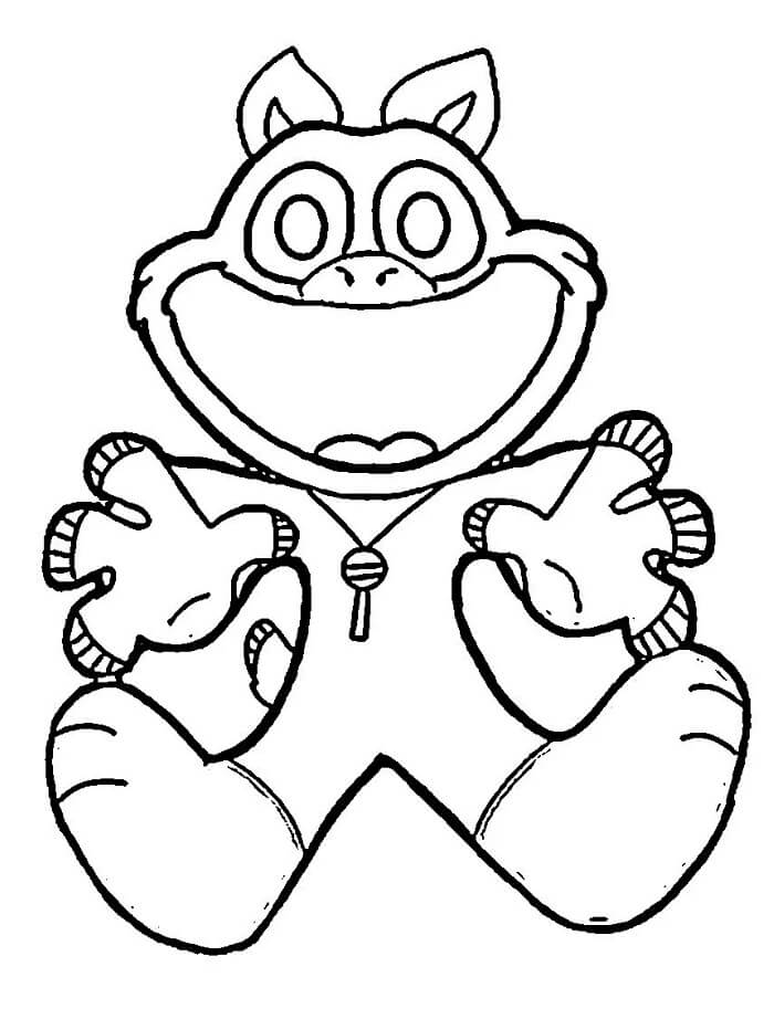 Smiling Critters for 4-åringer fargelegging