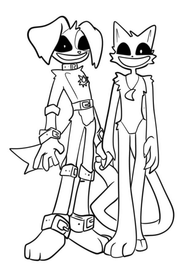Smiling Critters gratis bilde fargelegging