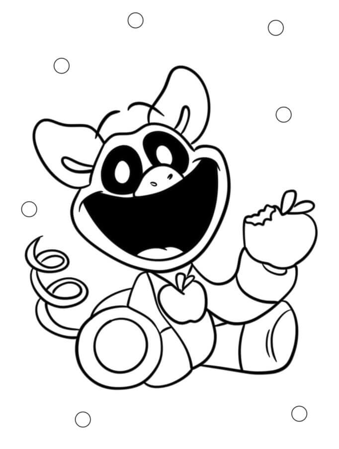 Utskriftbar gratis Smiling Critters fargelegging