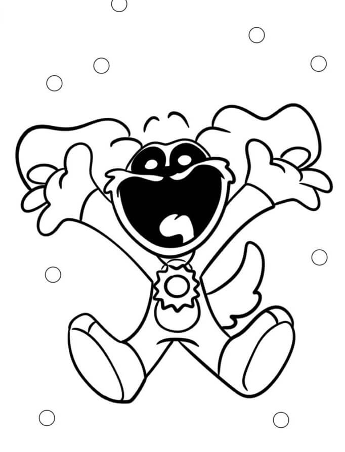 Utskriftbart bilde Smiling Critters fargelegging