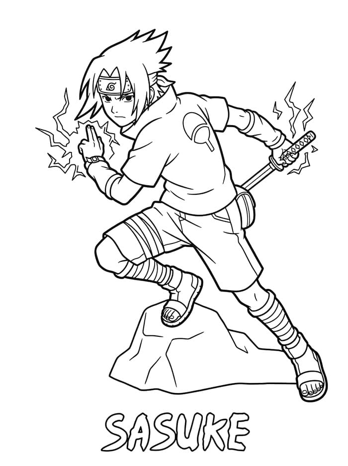 Aksjons Sasuke fargelegging