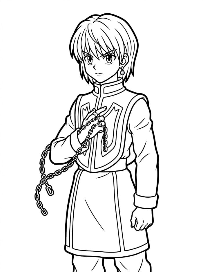 Anime Hunter x Hunter fargelegging