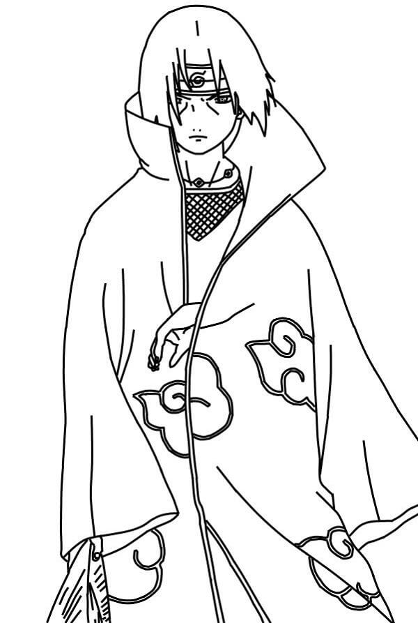 Animert Itachi fargelegging