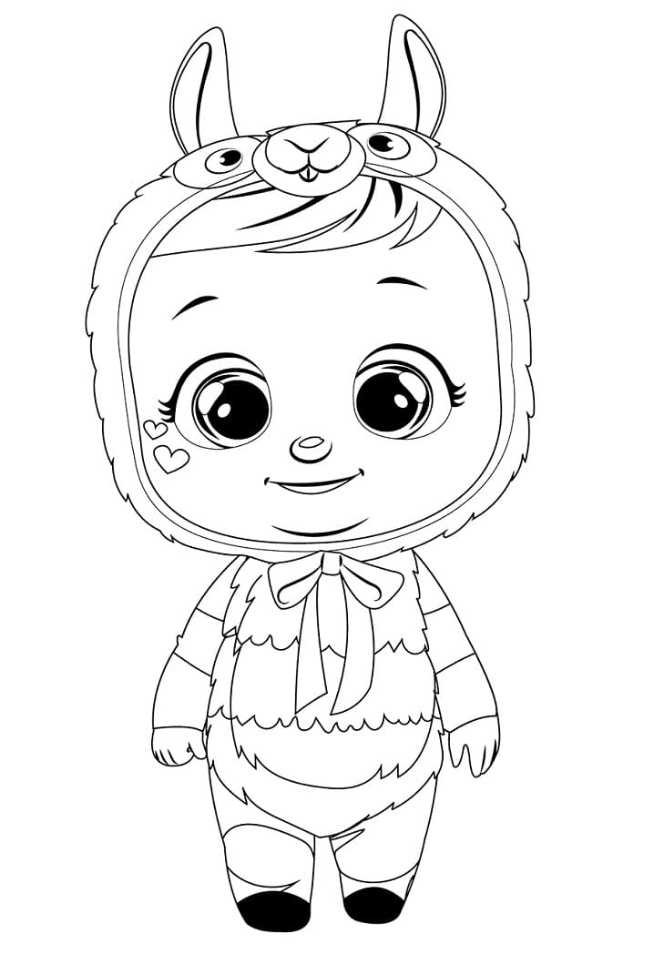 Cry Babies utskriftbar for barn fargelegging