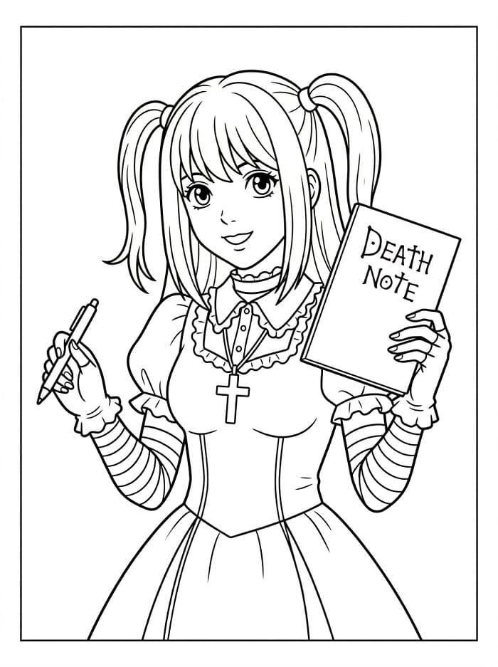 Death Note Anime fargelegging